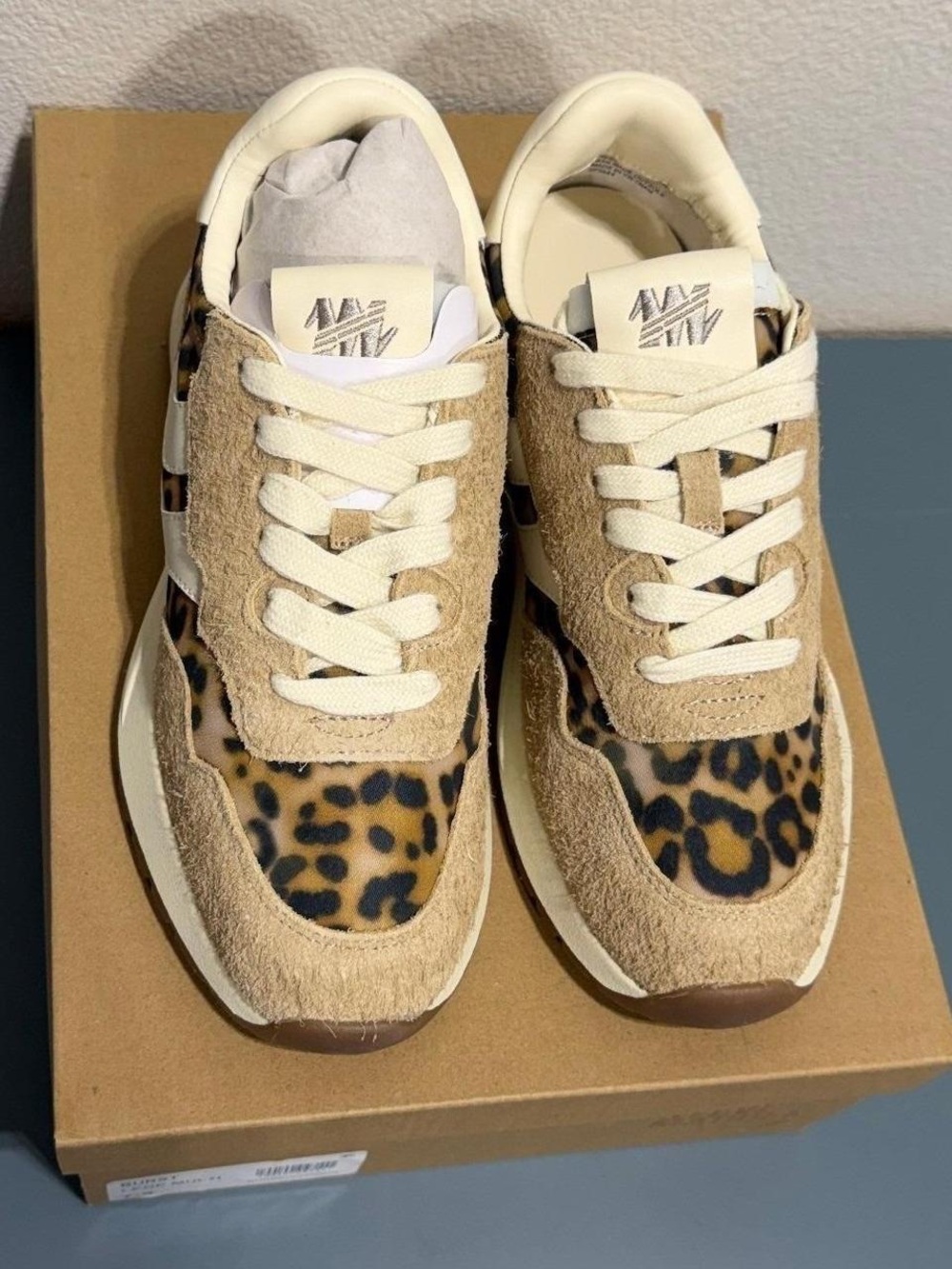 Steve Madden BURST sneakers in “Leopard Multi”